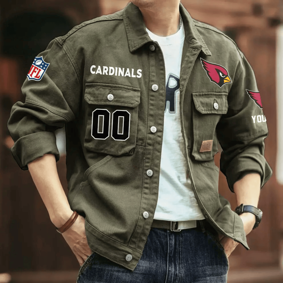 PREMIUM NFL X AC Men's Denim Autumn Jackets NDT VHM 090626