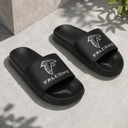 PREMIUM NFL X AF New Black Slippers All Size Custom Name FOR SUMMER HOLIDAY NDT VHM 160626