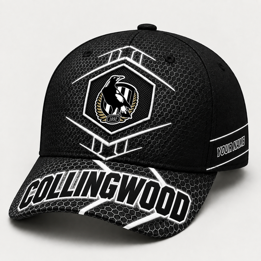 Premium AFL x COL Honeycomb Custom Name Cap for Loyal Fans