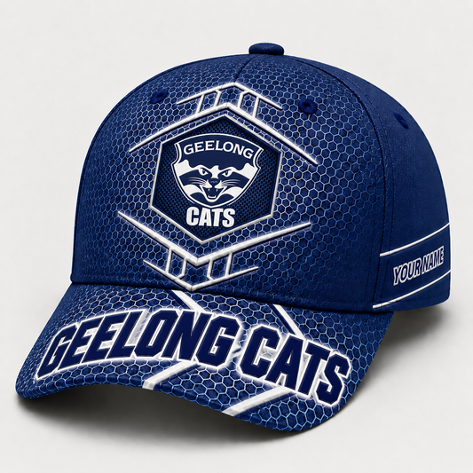 Premium AFL x GEE Honeycomb Custom Name Cap for Loyal Fans