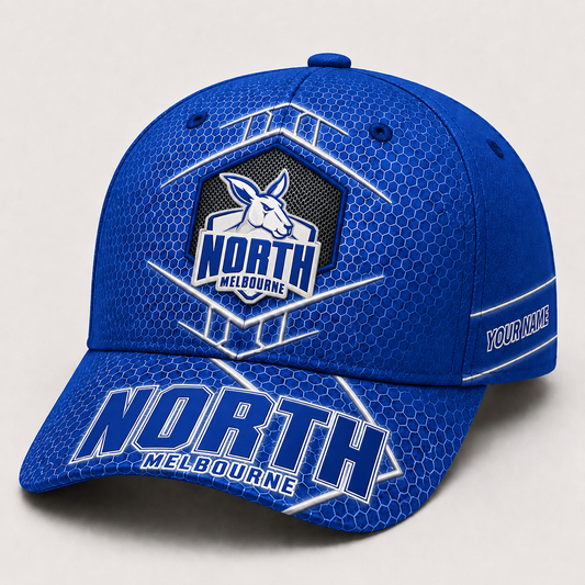 Premium AFL x NOR Honeycomb Custom Name Cap for Loyal Fans