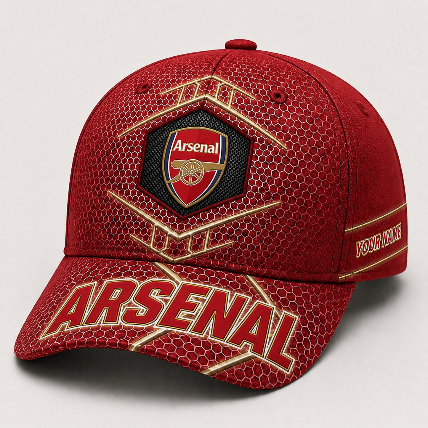 Premium EPL x ARS Honeycomb Custom Name Cap for Loyal Fans