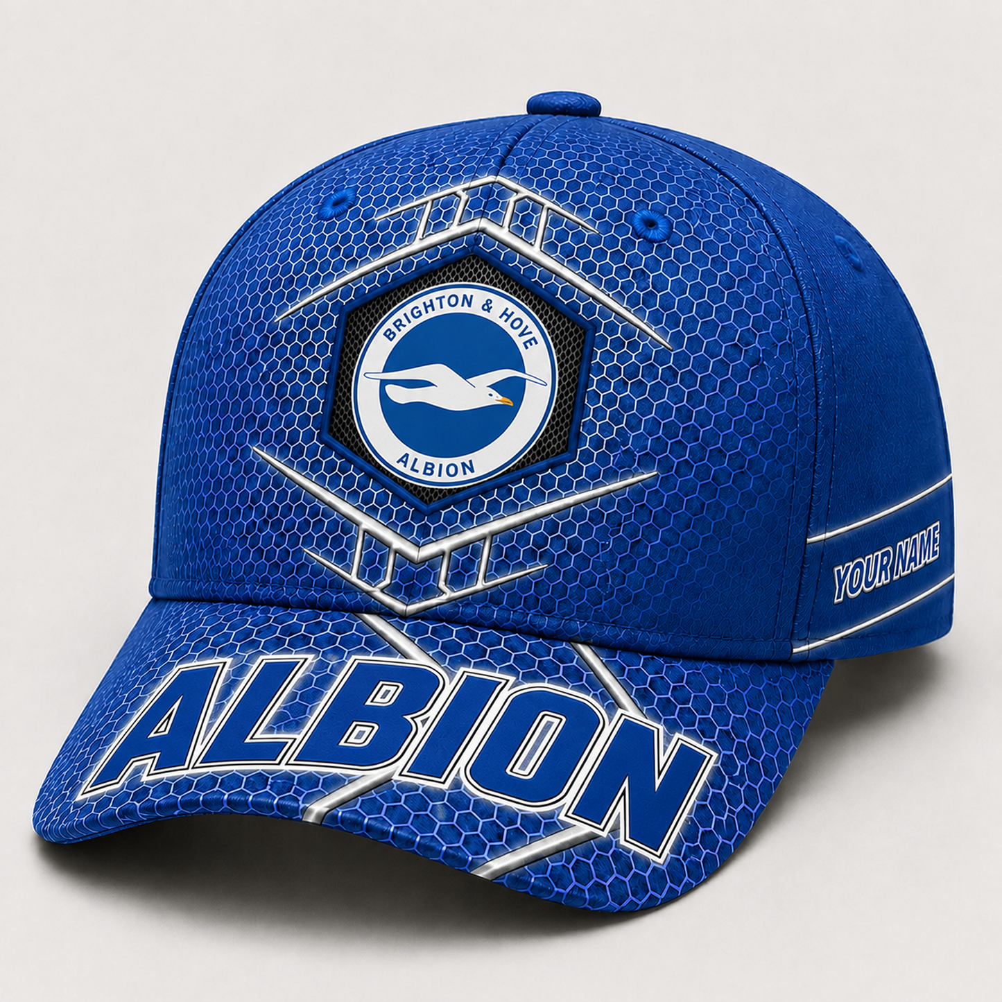 Premium EPL x BRI Honeycomb Custom Name Cap for Loyal Fans