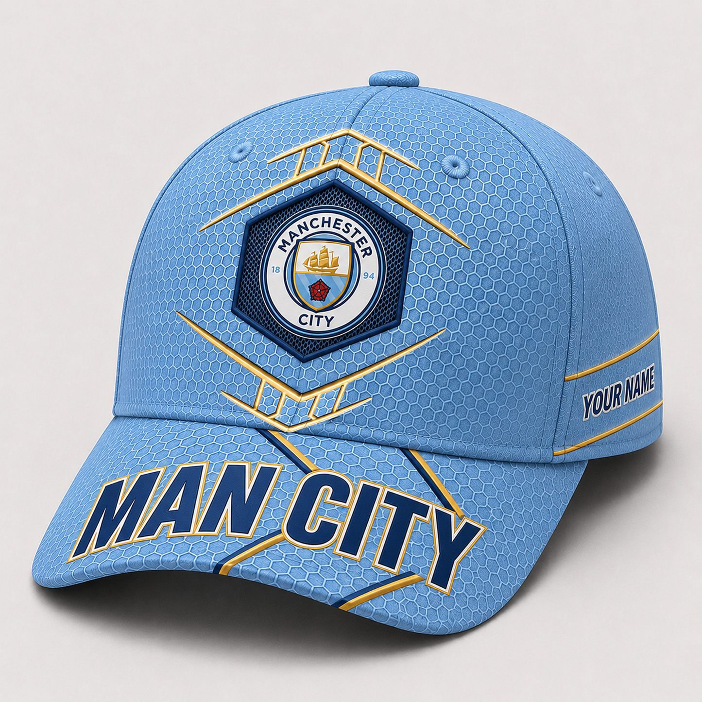 Premium EPL x MC Honeycomb Custom Name Cap for Loyal Fans
