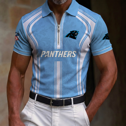 Premium NFL x CAR Quarter-Zip Polo Shirt