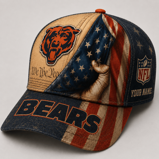 Premium NFL x CHI We The People Patriotic Flag Classic Cap