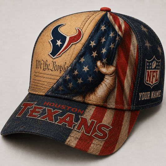 Premium NFL x HOU We The People Patriotic Flag Classic Cap