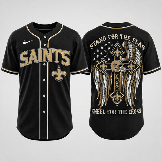 Premium NFL x NO Stand For The Flag Kneel For The Cross Jersey Shirt