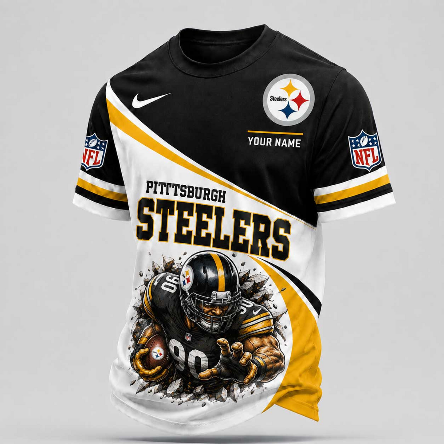 Premium NFL x PIT Bold Team Pride T-shirt