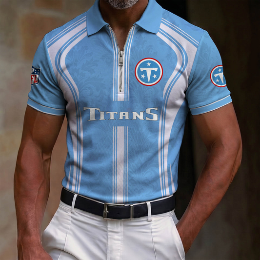 Premium NFL x TEN Quarter-Zip Polo Shirt