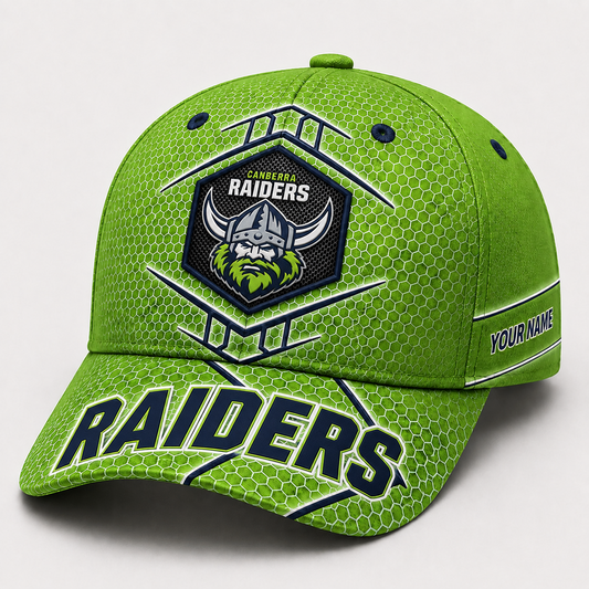 Premium NRL x CBR Honeycomb Custom Name Cap for Loyal Fans