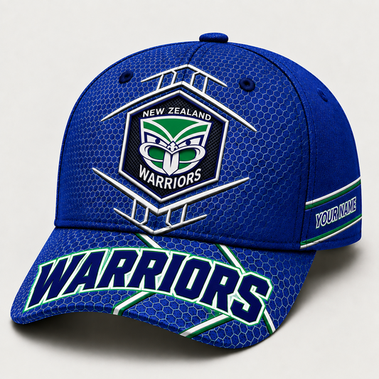 Premium NRL x NZL Honeycomb Custom Name Cap for Loyal Fans