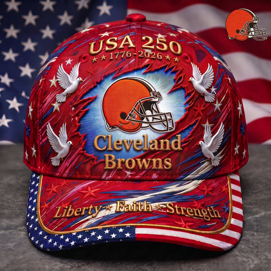 Premium NFL x CLE 250 Years Anniversary Of Freedom Cap V4  260626