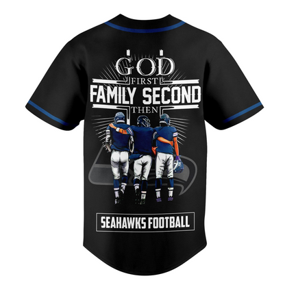 SEA x NFL God First, Family Second – Faith & Brotherhood Football Jersey