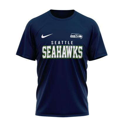 SEA x NFL Whole Lot of Football Christian Cross 3D Shirt