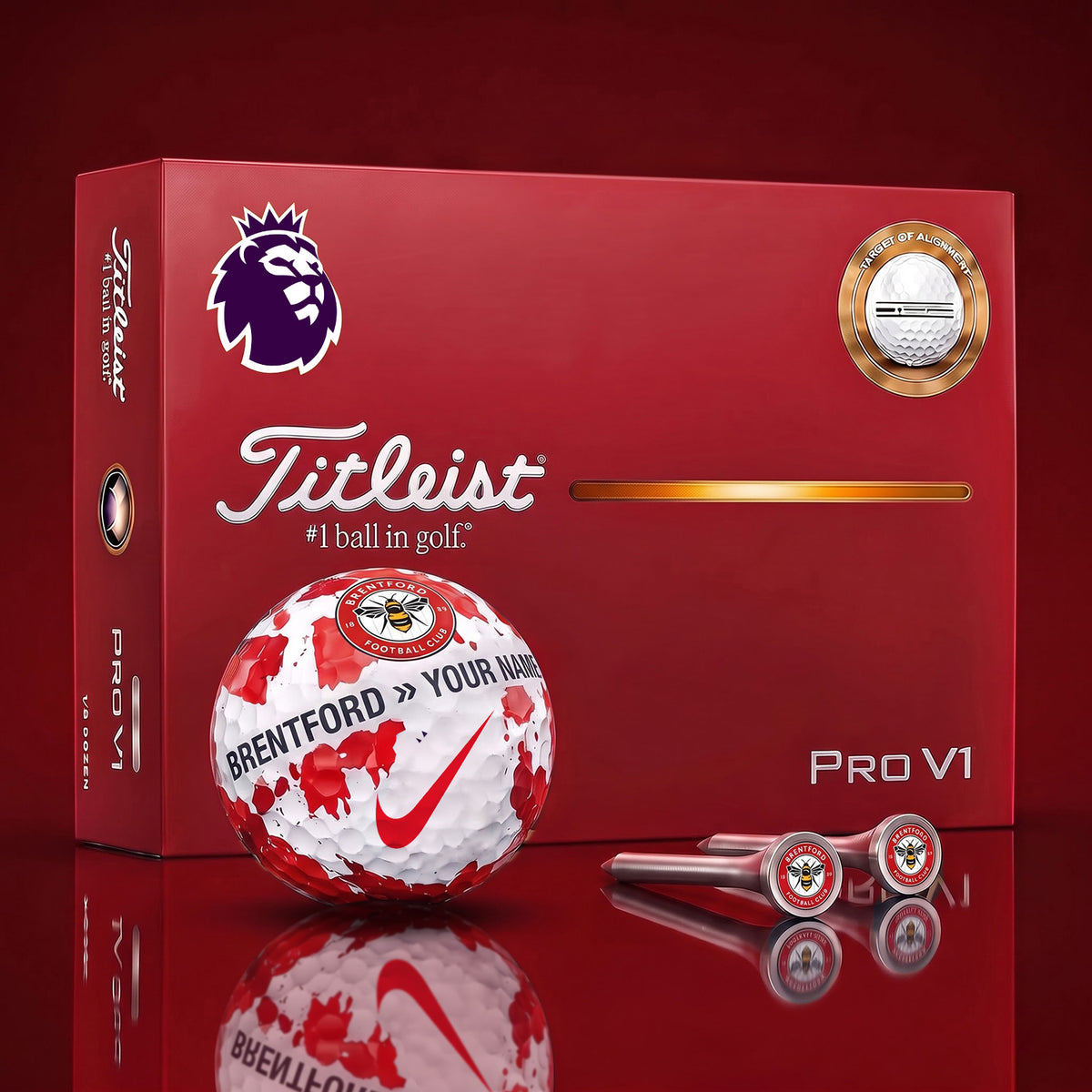 SIGNATURE EPL X BRE DELUXE PERSONALIZED GOLF BALL LIMITED EDITION V4
