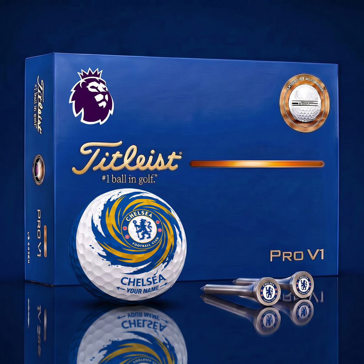 SIGNATURE EPL X CHE DELUXE PERSONALIZED GOLF BALL LIMITED EDITION V03