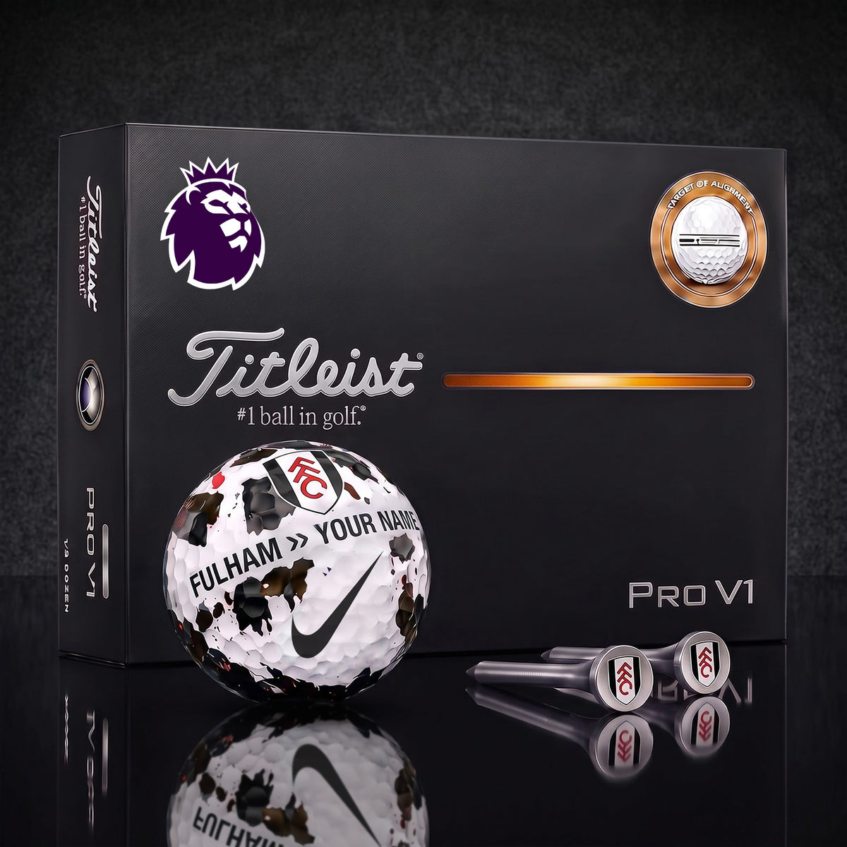 SIGNATURE EPL X FUL DELUXE PERSONALIZED GOLF BALL  LIMITED EDITION V4