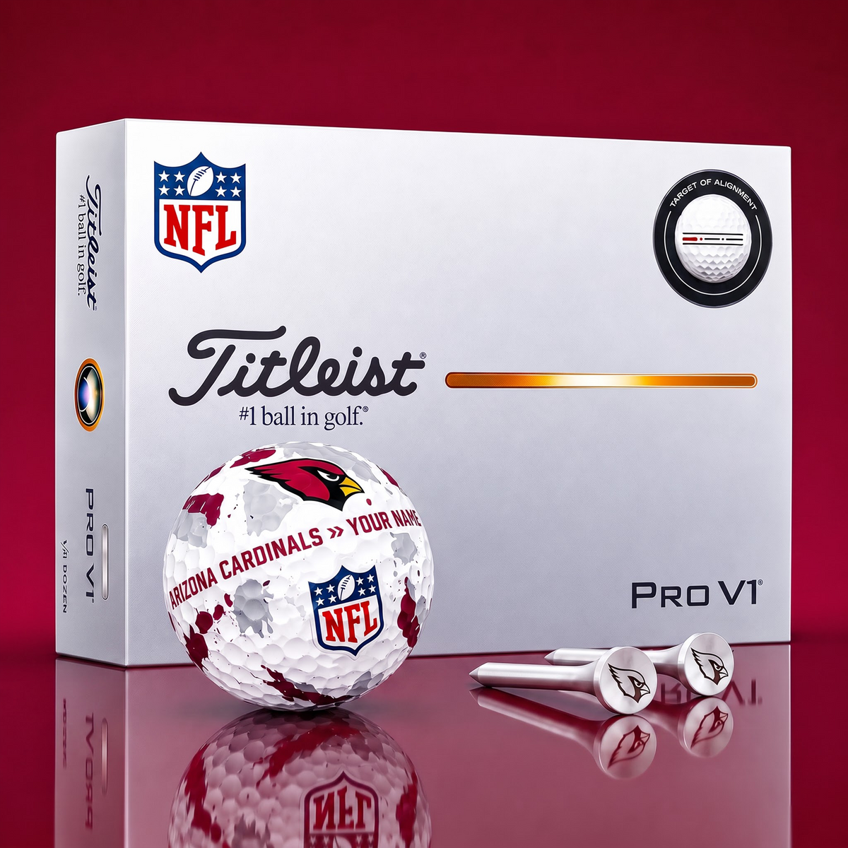 SIGNATURE NFL X AC DELUXE PERSONALIZED GOLF BALL  LIMITED EDITION V2