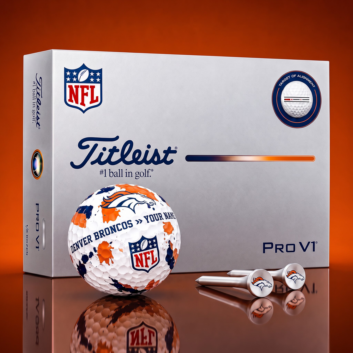 SIGNATURE NFL X DB DELUXE PERSONALIZED GOLF BALL  LIMITED EDITION V2
