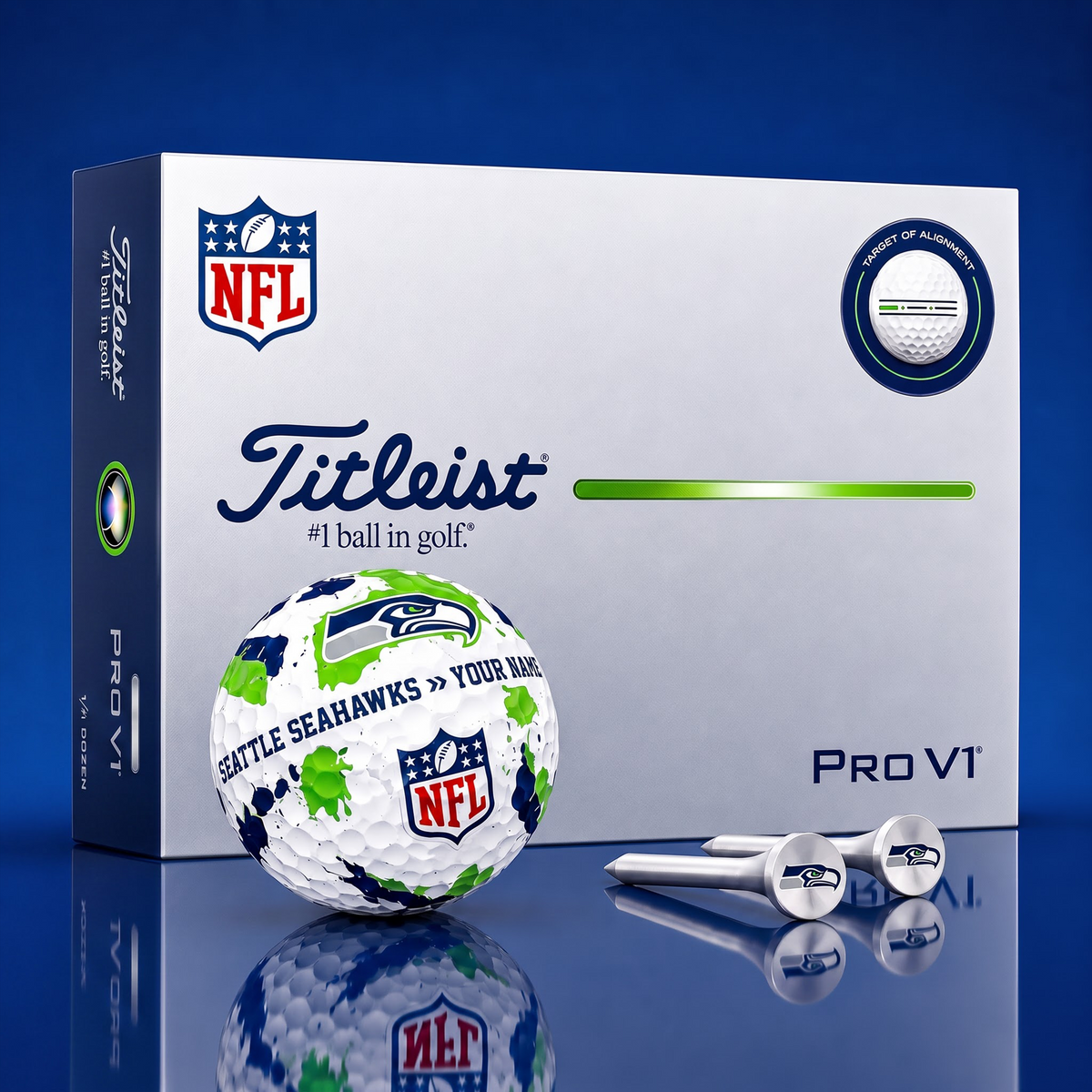 SIGNATURE NFL X SS DELUXE PERSONALIZED GOLF BALL  LIMITED EDITION V2