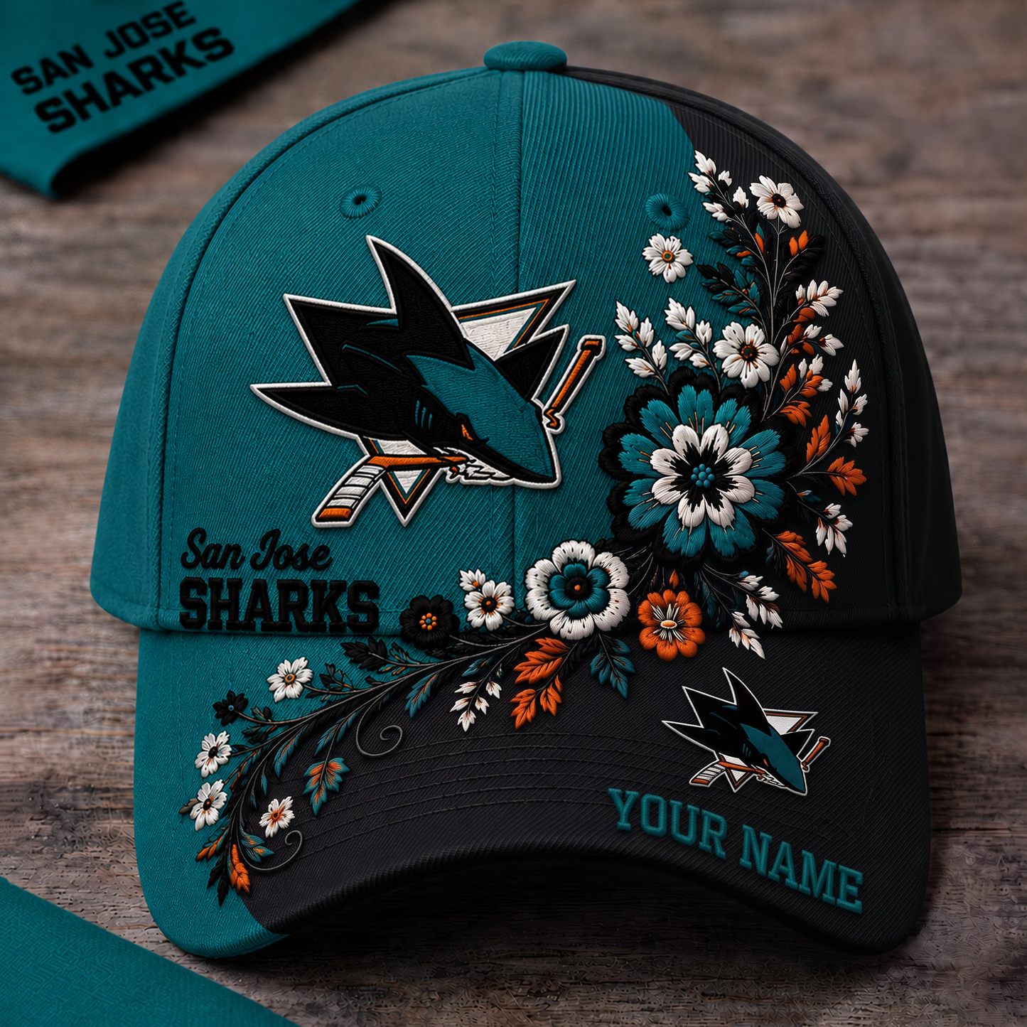 SJS x NHL Luxury Multicolor Classic Cap