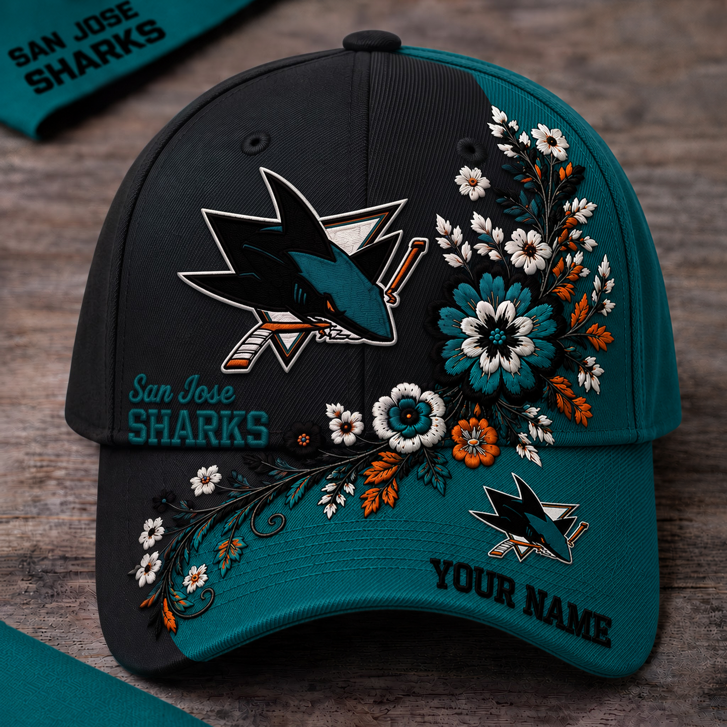 SJS x NHL Luxury Multicolor Classic Cap