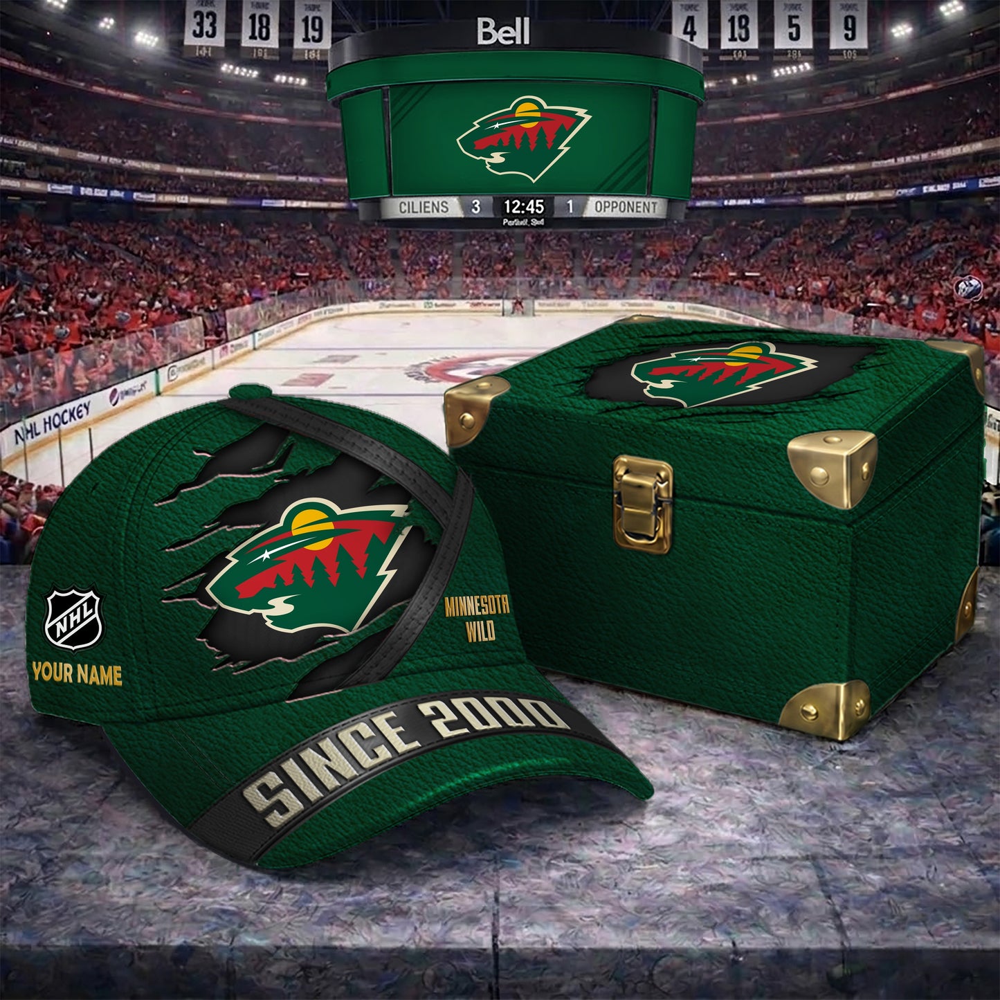 Signature Series NHL x MW  BESPOKE CRACK CUSTOM NAME HAT V2 PLUS NDT NTN 250426