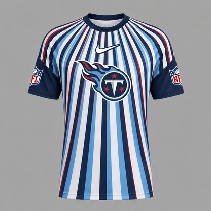 TT Premium NFL Men’s Athletic Vertical Stripe T-Shirt
