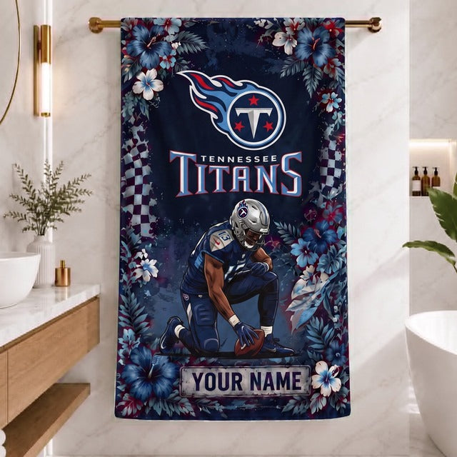 TT x NFL Steel Curtain Football Beach Towel