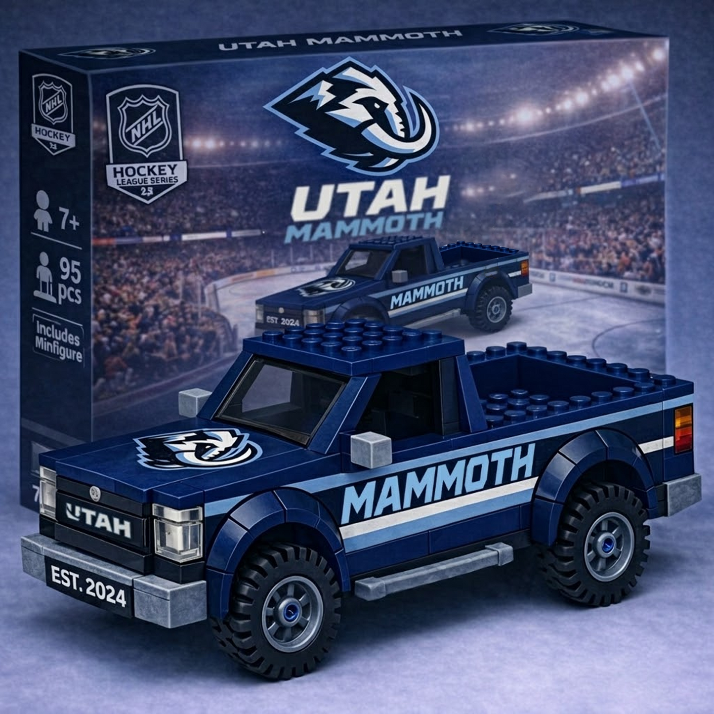 UTA x NHL Building Blocks Truck Toy Set V2 DatND DVT